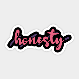 Honesty Sticker